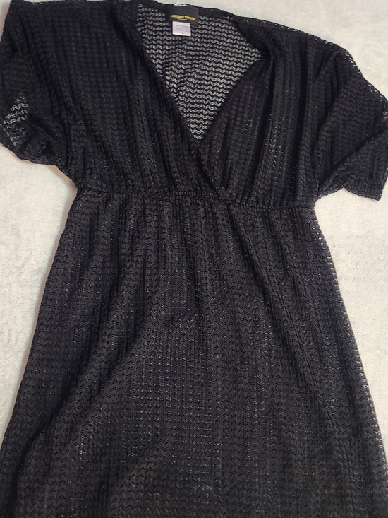 Jordan Taylor Other - Black Crochet V-Neck Cover-Up Dress is aJordan Taylor black crochet swim cover-